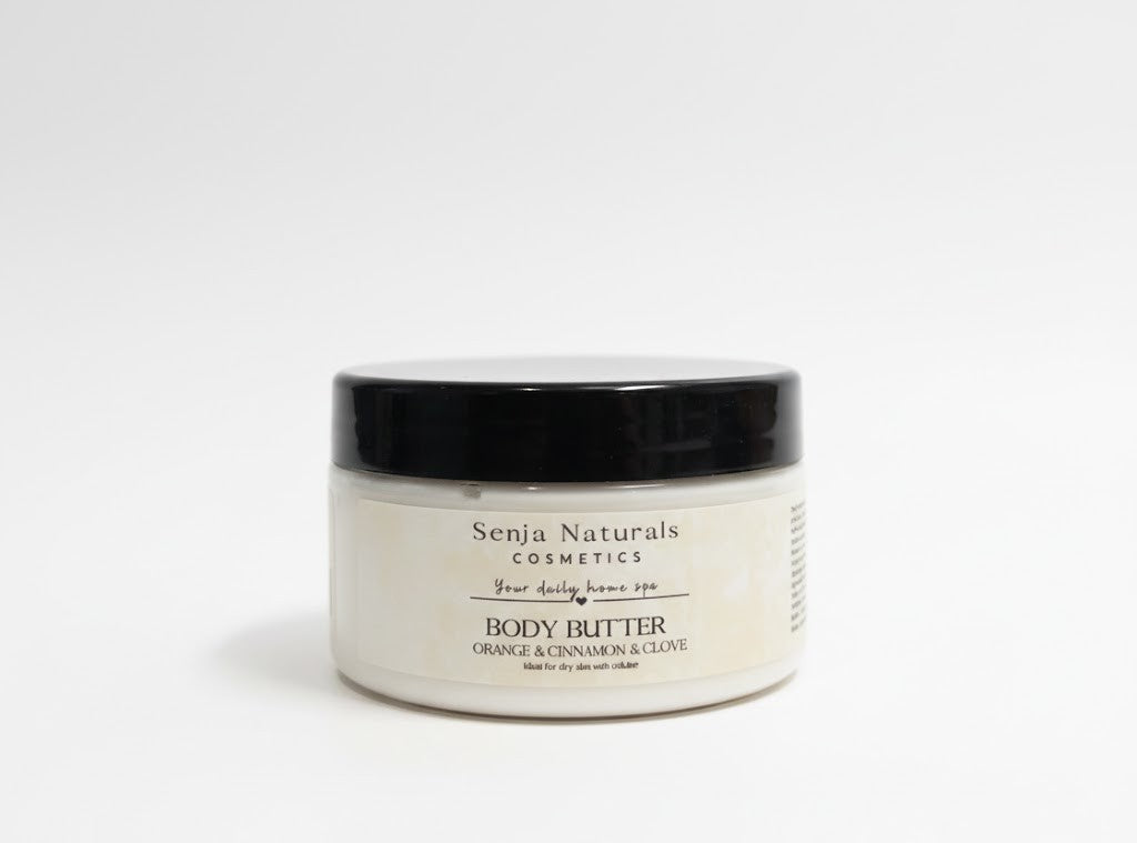 Body Butter Orange Cinnamon Clove fra Senja Naturals