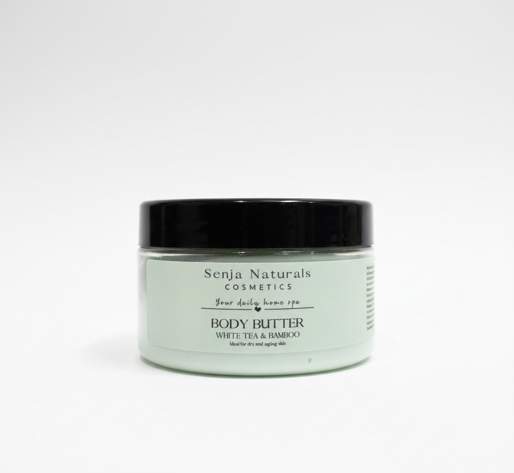 Body Butter White Tea Bamboo fra Senja Naturals