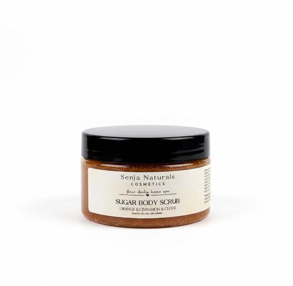 Sugar Body Scrub Orange Cinnamon Clove fra Senja Naturals